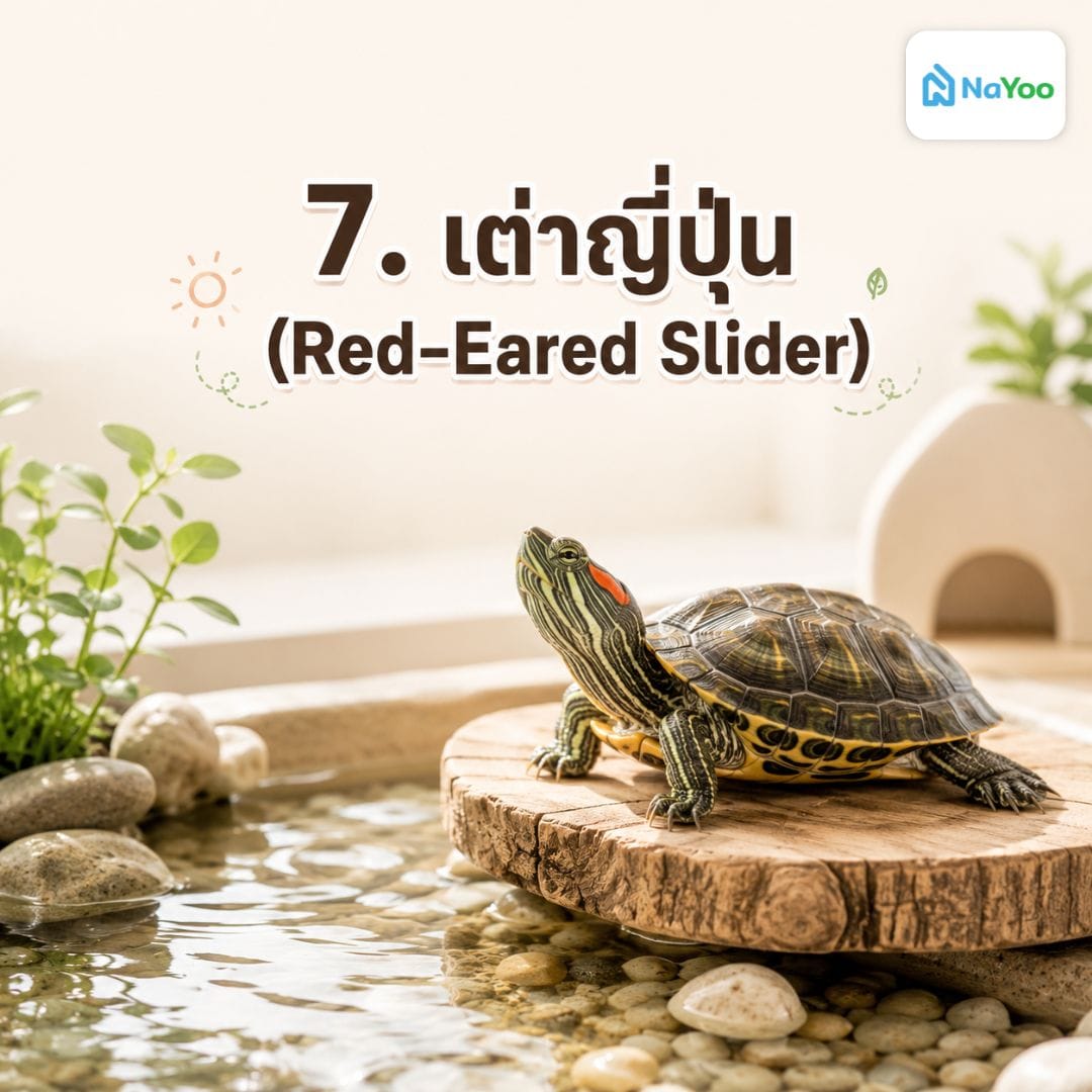 เต่าญี่ปุ่น (Red-Eared Slider)