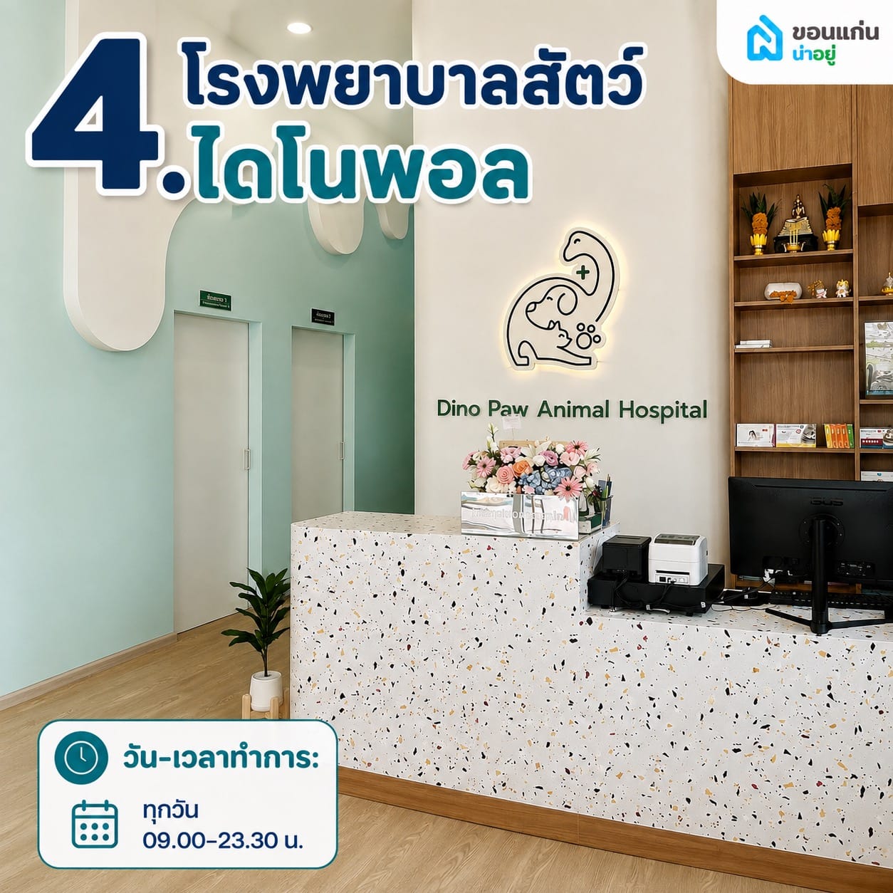 โรงพยาบาลสัตว์ไดโนพอล Dino Paw