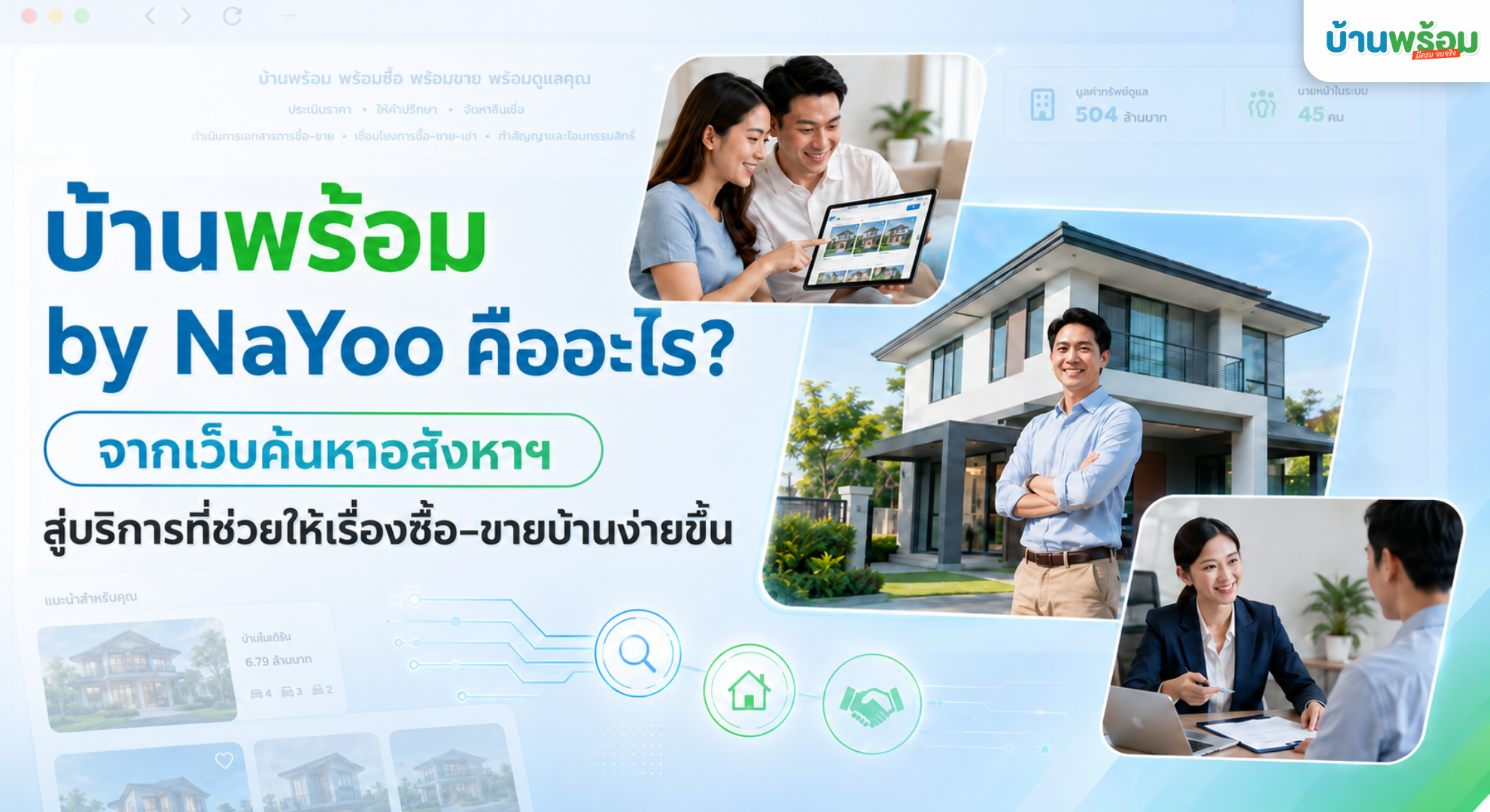 บ้านพร้อม By NaYoo คืออะไร แพลตฟอร์มบริการอสังหาฯ ที่ช่วยให้เรื่องบ้านง่ายขึ้น