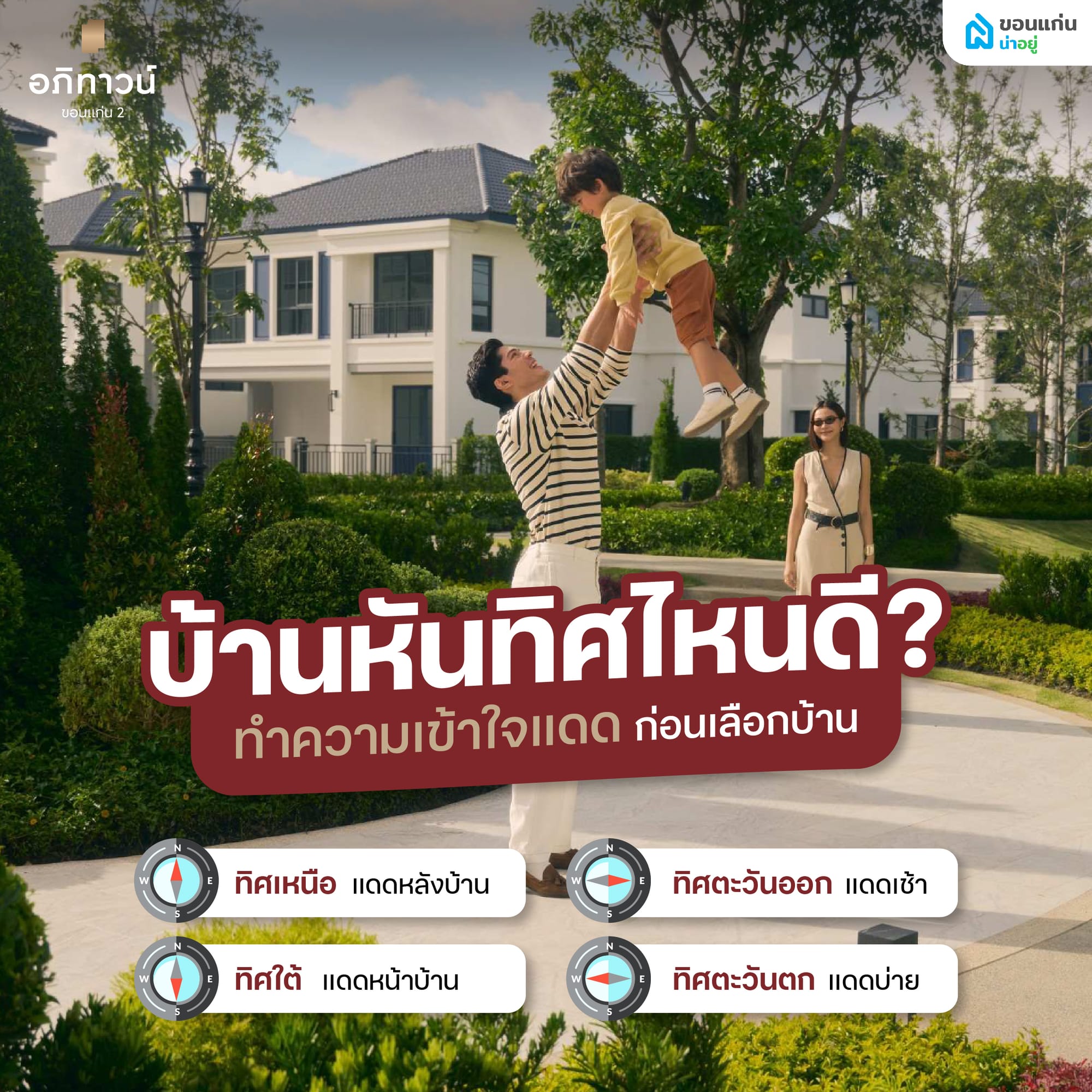 บ้านหันทิศไหนดี? ทำความเข้าใจแดดก่อนเลือกบ้าน