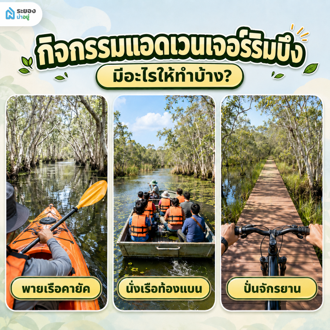 กิจกรรมแอดเวนเจอร์ริมบึง สวนพฤกษศาสตร์ระยอง