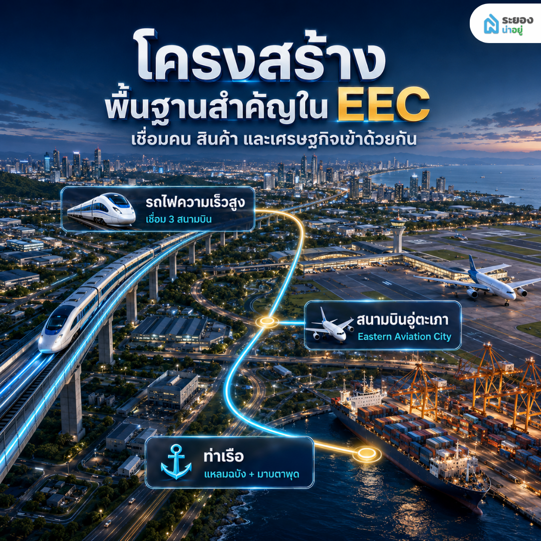 โครงสร้างพื้นฐานสำคัญใน EEC คืออะไรบ้าง