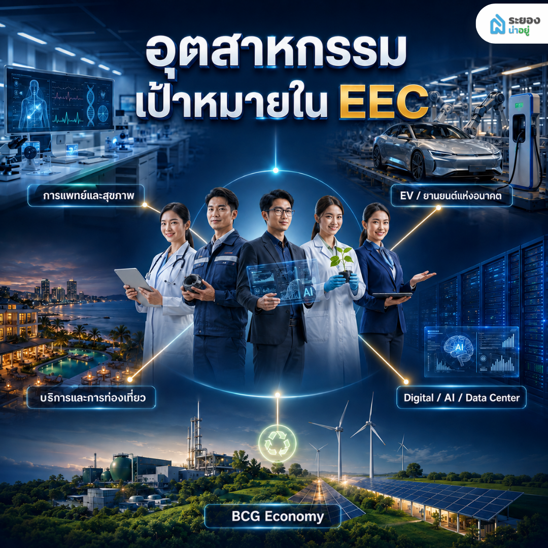 อุตสาหกรรมเป้าหมายใน EEC คืออะไรบ้าง