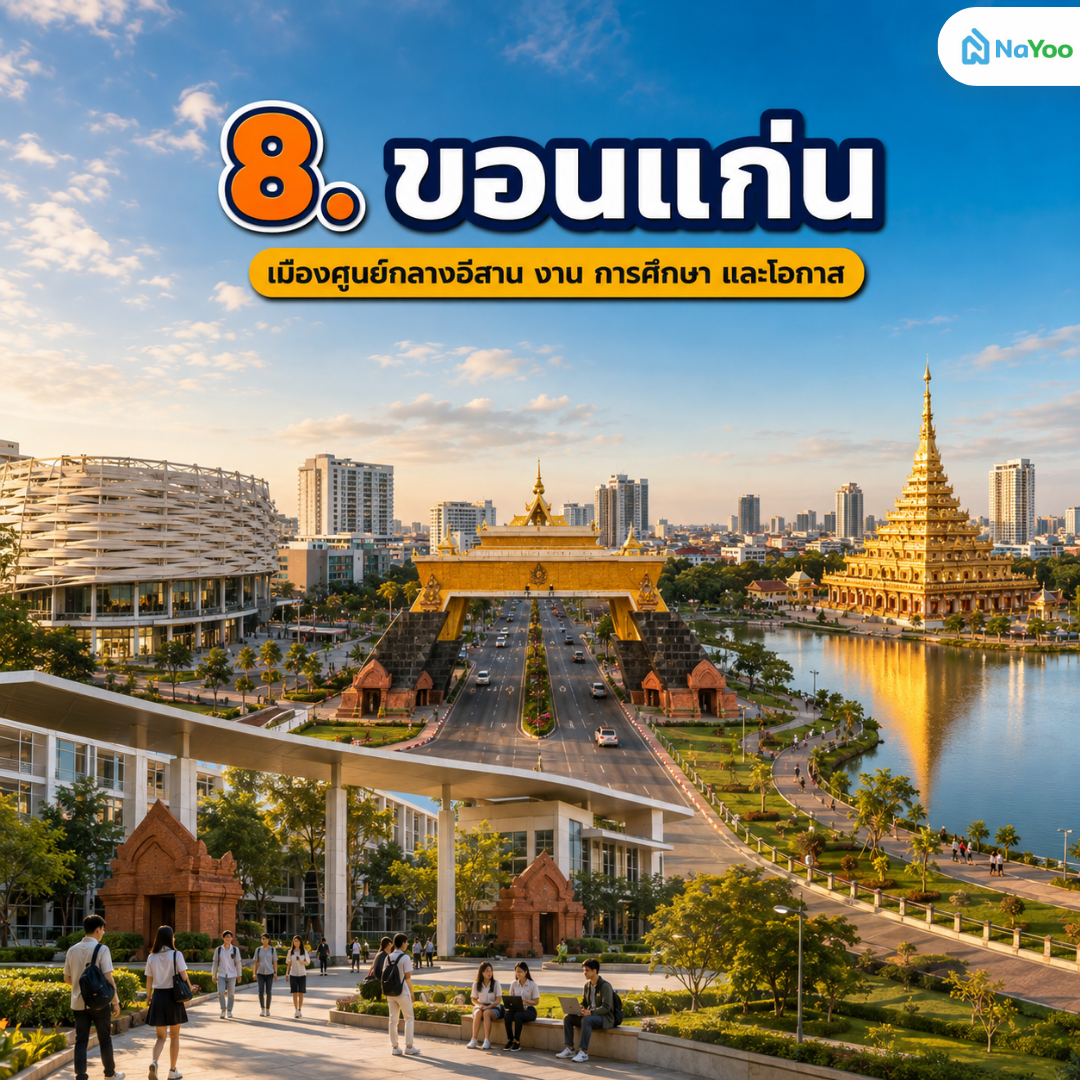 จัดอันดับ จังหวัดไหนน่าอยู่ ขอนแก่น