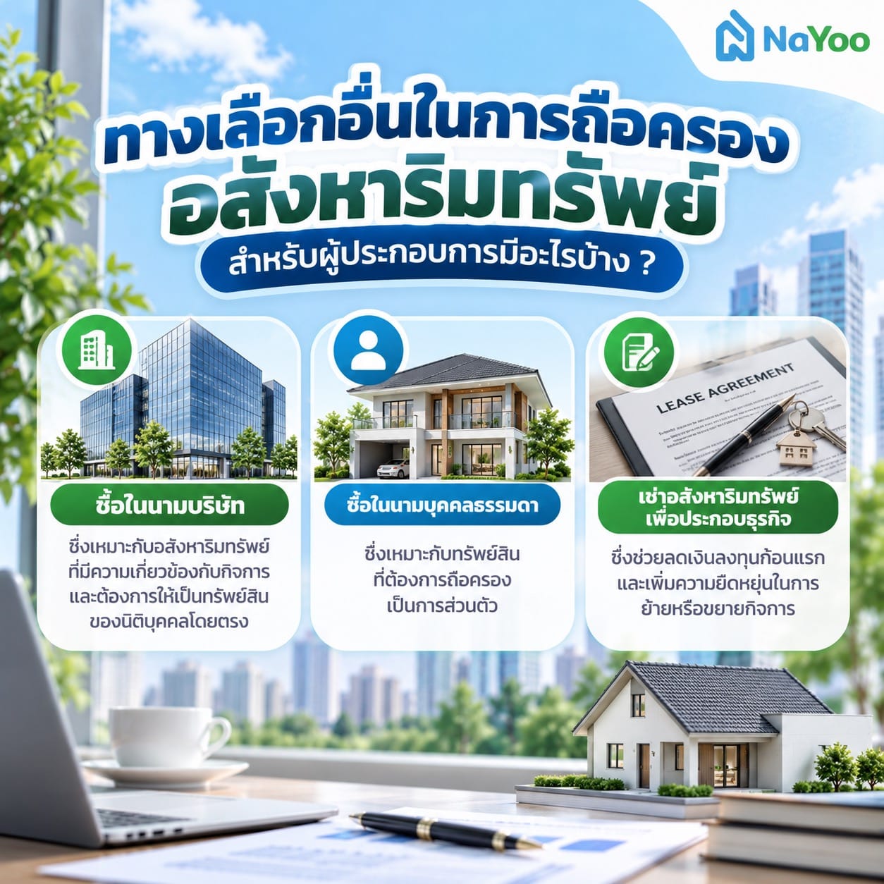 การซื้ออสังหาฯ สำหรับผู้ประกอบการ