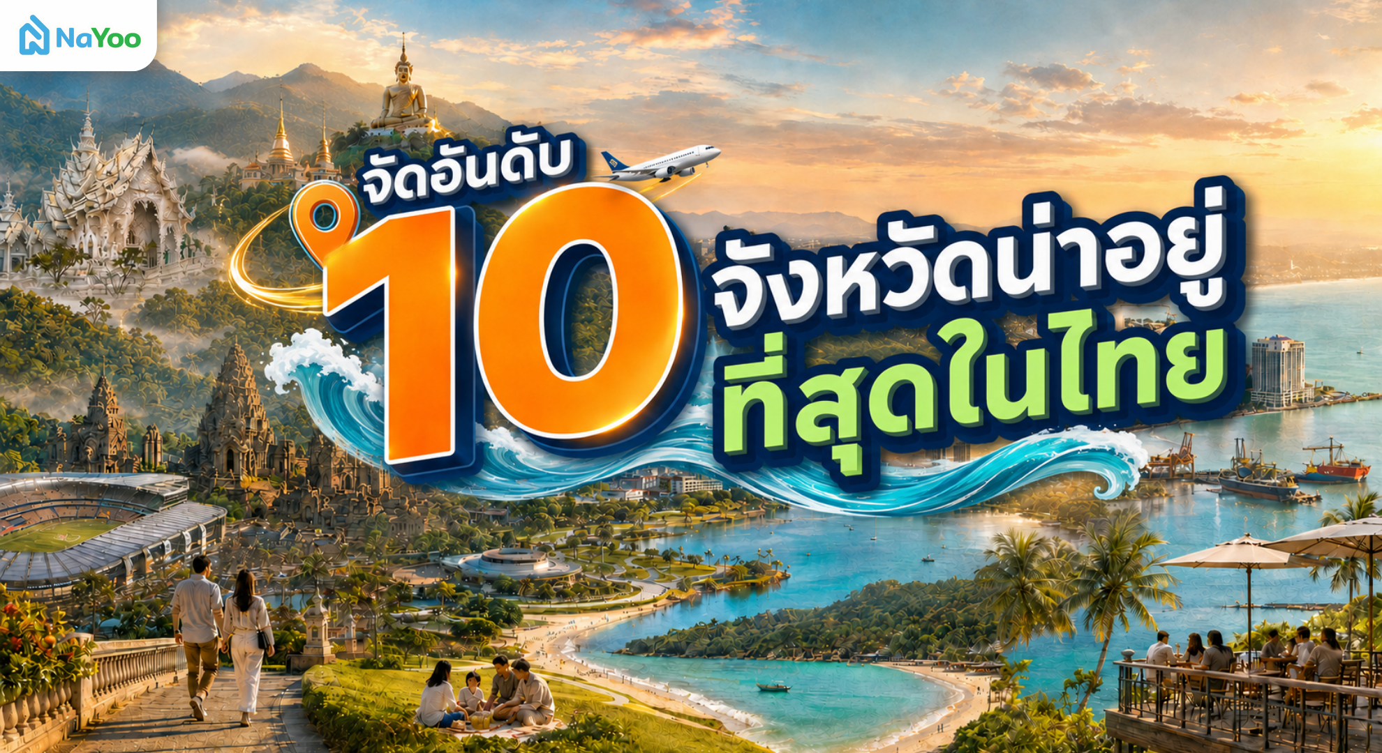 จัดอันดับ 10 จังหวัดน่าอยู่ในไทย
